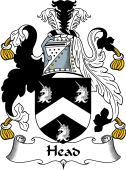 English Coat of Arms for the family Head