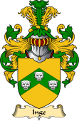 English Coat of Arms (v.23) for the family Inge