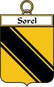 French Coat of Arms Badge for Sorel