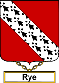 English Coat of Arms Shield Badge for Rye
