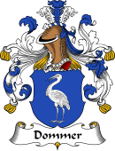 German Wappen Coat of Arms for Dommer
