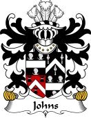 Welsh Coat of Arms for Johns (Sir Hugh, of Swansea)