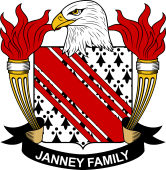Coat of arms used by the Janney family in the United States of America