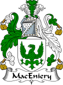 Irish Coat of Arms for MacEniery or MacHenry