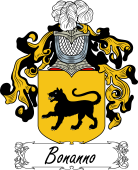 Araldica Italiana Coat of arms used by the Italian family Bonanno
