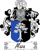Araldica Italiana Coat of arms used by the Italian family Maza