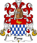 Coat of Arms from France for Pons