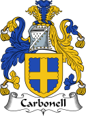 English Coat of Arms for the family Carbonell