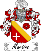 Araldica Italiana Coat of arms used by the Italian family Martine