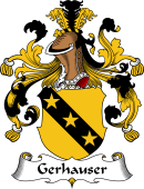 German Wappen Coat of Arms for Gerhauser