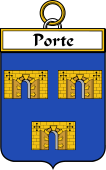 French Coat of Arms Badge for Porte