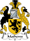 English Coat of Arms for the family Mathews