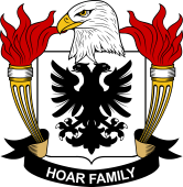 Coat of arms used by the Hoar family in the United States of America