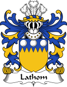 Welsh Coat of Arms for Lathom (of Lleweni Green, Denbighshire)