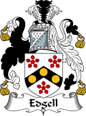 English Coat of Arms for Edgell