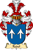 v.23 Coat of Family Arms from Germany for Redel