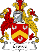English Coat of Arms for Crow (e)