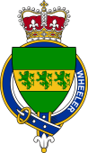 British Garter Coat of Arms for Wheeler (England)