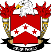 Coat of arms used by the Kerr family in the United States of America