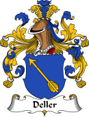 German Wappen Coat of Arms for Deller