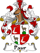 German Wappen Coat of Arms for Paur