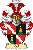 v.23 Coat of Family Arms from Germany for Kail