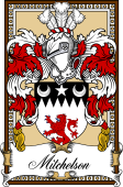 Scottish Coat of Arms Bookplate for Mitchelson