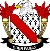 Coat of arms used by the Duer family in the United States of America