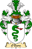 Irish Family Coat of Arms (v.23) for O'Dane