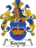 German Wappen Coat of Arms for Koenig