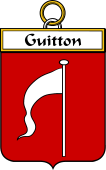French Coat of Arms Badge for Guitton