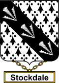 English Coat of Arms Shield Badge for Stockdale