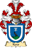 v.23 Coat of Family Arms from Germany for Kerp