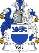 English Coat of Arms for the family Vale