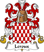 Coat of Arms from France for Leroux (Roux le) II