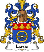 Coat of Arms from France for Larue ( de la Rue)