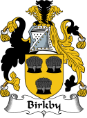 English Coat of Arms for the family Birkby