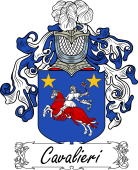 Araldica Italiana Coat of arms used by the Italian family Cavalieri