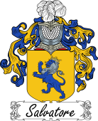 Araldica Italiana Coat of arms used by the Italian family Salvatore