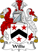 English Coat of Arms for the family Willis