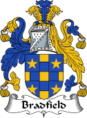 English Coat of Arms for the family Bradfield