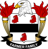 Coat of arms used by the Farmer family in the United States of America