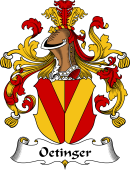 German Wappen Coat of Arms for Oetinger