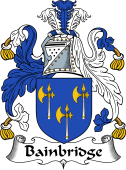 English Coat of Arms for the family Bainbridge or Baynbridge