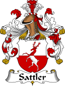 German Wappen Coat of Arms for Sattler