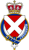 British Garter Coat of Arms for Morrissey (Ireland)