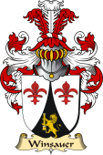 v.23 Coat of Family Arms from Germany for Winsauer