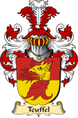 v.23 Coat of Family Arms from Germany for Teuffel