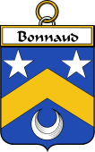 French Coat of Arms Badge for Bonnaud