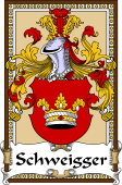 German Coat of Arms Wappen Bookplate  for Schweigger